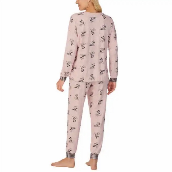NWT Disney Ladies' 2 Piece Cozy PJ Lounge Pants Pajama Set - Picture 3 of 11
